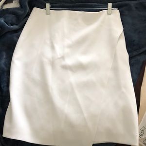 WHBM white pencil skirt